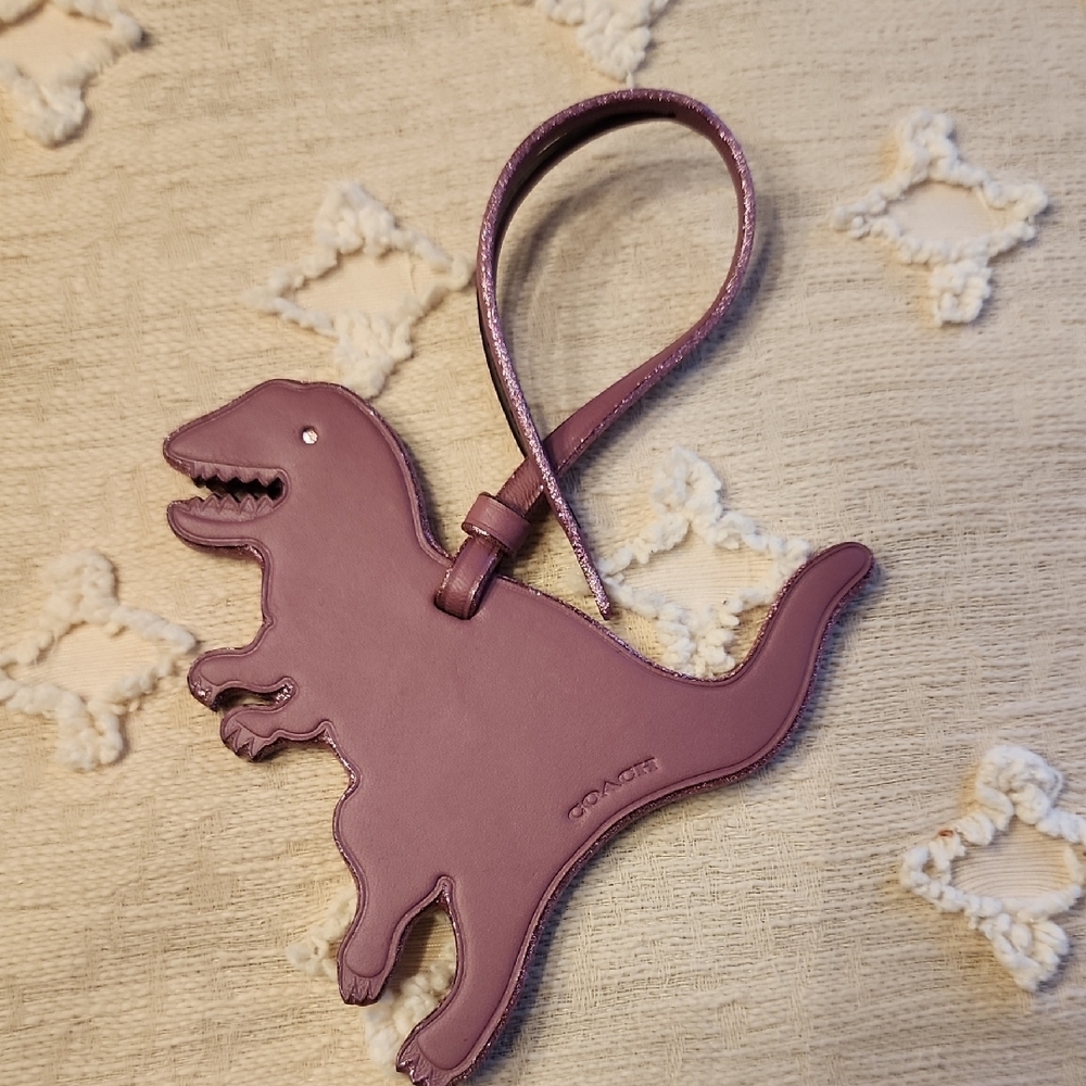 Coach Purple Dinosaur Bag Charm